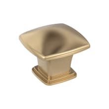 Lindo 1-3/16 Inch Square Cabinet Knob - Pack of 10