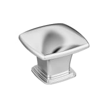 Lindo 1-3/16 Inch Square Cabinet Knob - Pack of 10