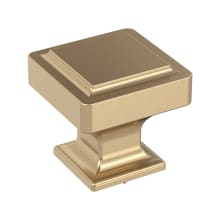 Nord 1-3/16 Inch Square Cabinet Knob - Pack of 10