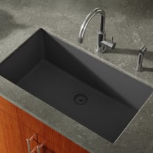 Georgia 33" Single Basin Undermount Stone Composite Kitchen Sink