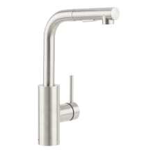 Mia 1.8GPM Pull-Out Kitchen Faucet with Multi-Flow Spray Head - Includes Optional Deck Plate
