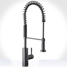 Professional Series Pre-Rinse Kitchen Faucet with Multi-Flow Spray Head - Includes Optional Deck Plate