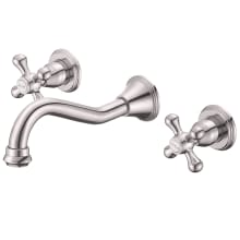 Ria 2.2 GPM Wall Mounted Widespread Bathroom Faucet