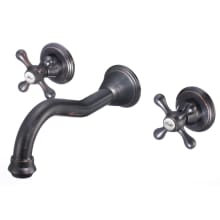 Ria 2.2 GPM Wall Mounted Widespread Bathroom Faucet