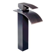 Remi 1.2/2.2 GPM Single Hole Waterfall Vessel Bathroom Faucet