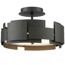 14" Wide LED Semi-Flush Ceiling Fixture