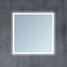 40" W x 40" H Square Frameless Bathroom Mirror with LED Lighting