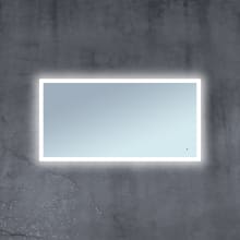 36" H x 56" W Frameless Bathroom Mirror with LED Lighting and IR Sensor