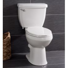Bella 1.28 GPF Two Piece High Efficiency Toilet with Elongated Chair Height Bowl - Includes Toilet Seat and Wax Ring Kit