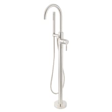 Mia Floor Mounted Tub Filler - Includes Hand Shower