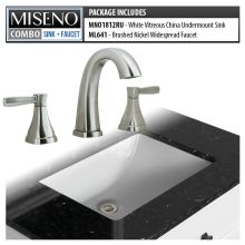 Bathroom Sink And Faucets Sets Bathroom Combo 18 3 4 Undermount Sink With Overflow And Widespread