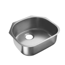 24" Undermount Single Basin Stainless Steel Kitchen Sink