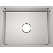 23" X 18" Undermount Single Basin Stainless Steel Kitchen Sink