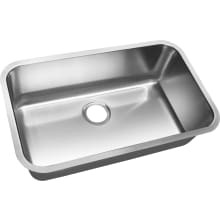 30" X 18" Undermount Single Basin Stainless Steel Kitchen Sink