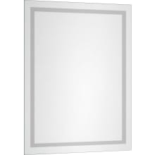 32" W x 24" H Rectangular Frameless Wall Mounted Mirror with Color Temperature Adjustable LED Lighting and Anti-fog Feature