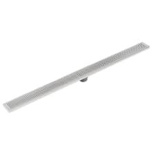 60" Pattern Grate Linear Shower Drain