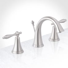 Santi-B Widespread Bathroom Faucet - Includes Brass Pop-Up Drain Assembly