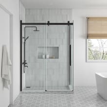 Bel Soft-Close 78-3/4" High x 60-3/16" Wide x 31-1/8" Deep Sliding Frameless Shower Enclosure with Clear Glass