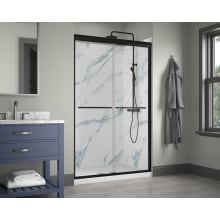 Glide 72" High x 48" Wide Sliding Framed Shower Door with 1/4" Clear Glass