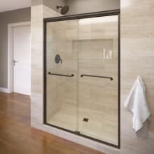 Forever 70" High x 44"-47" Wide Sliding Framed Shower Door with Clear Glass