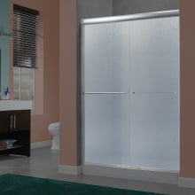 72" High x 46-48" Wide Sliding Framed Shower Door with 1/4" Pattern Glass