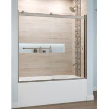 Revolution 57" High x 56"60" Wide Sliding Framed Tub Door with Clear Glass
