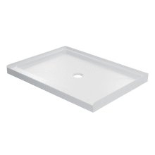 47-3/4" x 33-3/4" Shower Base with Single Threshold and Center Drain