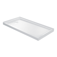 59-7/8" x 31-7/8" Shower Base with Single Threshold and Left Drain
