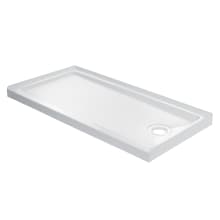 59-7/8" x 31-7/8" Shower Base with Single Threshold and Right Drain