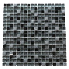 Earth - 5/8" X 5/8" - Glass Visual - Wall Tile (Sample)