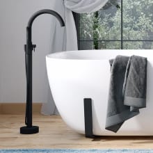 Athena Floor Mounted Tub Filler - Includes Hand Shower