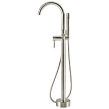 Athena Floor Mounted Tub Filler - Includes Hand Shower