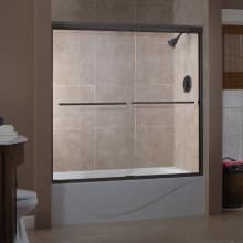 Azul 60" High x 60" Wide Sliding Framed Shower Door with 1/4" Clear Glass