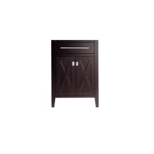 Wimbledon 24" Single Free Standing Vanity Cabinet - Less Vanity Top