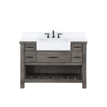 Villareal 48" Free Standing Single Basin Vanity Set with Cabinet and Stone Composite Vanity Top
