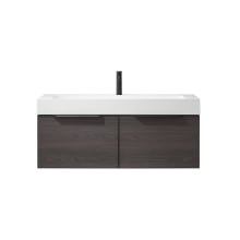 Vegadeo 48" Wall Mounted Single Basin Vanity Set with Cabinet and Stone Composite Vanity Top