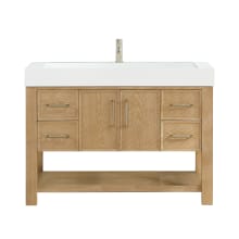 Vera 47" Free Standing Single Basin Vanity Set with Cabinet and Composite Stone Vanity Top