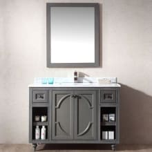 Spazio 48" Free Standing Vanity with Vanity Top and Undermount Sink