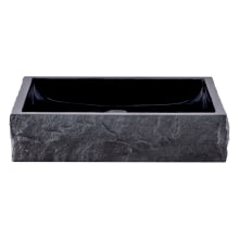 18" Rectangular Granite Vessel Bathroom Sink