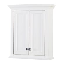 Tatianna 24" x 28" Poplar Wood Wall Mounted Bathroom Cabinet