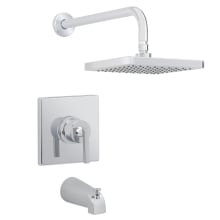 Elysa Tub and Shower Trim Package with Single Function Shower Head - Eco Friendly