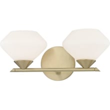 Valerie 2 Light 14" Wide Bathroom Vanity Light