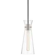 Anya Single Light 5-1/2" Wide Mini Pendant with Clear Shade