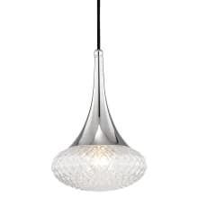 Bella Single Light 8-1/2" Wide Mini Pendant with Clear Shade