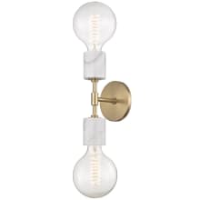 Asime 2 Light 5" Wide Wall Sconce