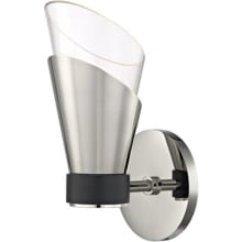 Angie Single Light 10-3/4" High LED Wall Sconce with Clear Shade