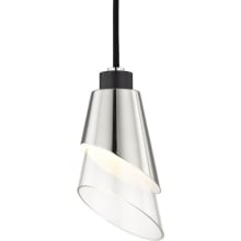 Angie Single Light 4-3/4" Wide LED Mini Pendant with Clear Shade