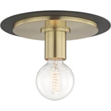 Milo Single Light 9" Wide Semi-Flush Ceiling Fixture