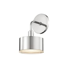 Nora Single Light 9" High LED Wall Sconce with Clear Shade