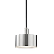 Nora Single Light 5-1/4" Wide LED Mini Pendant with Clear Shade